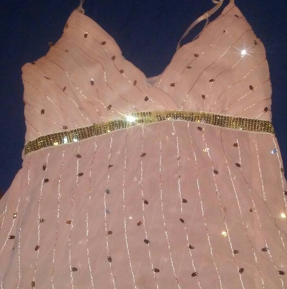 Small Pink rave tank top